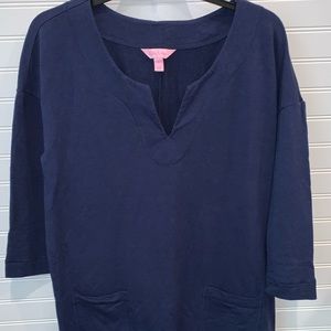 Lilly Pulitzer M Navy tunic dress